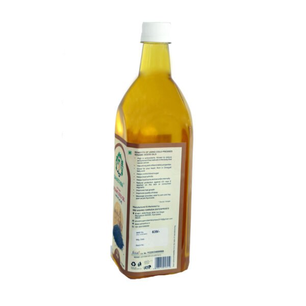 Cold Pressed Sesame Seed Oil - 1L - Image 2